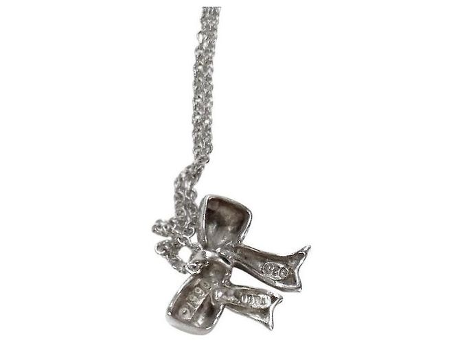 Tiffany & Co Schleifen-Halskette Silber - Ansicht 5