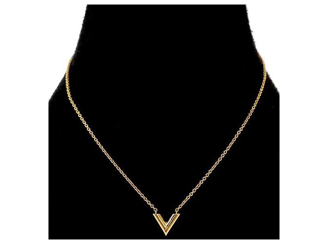 Louis Vuitton Collana Essential Gold - vista 5
