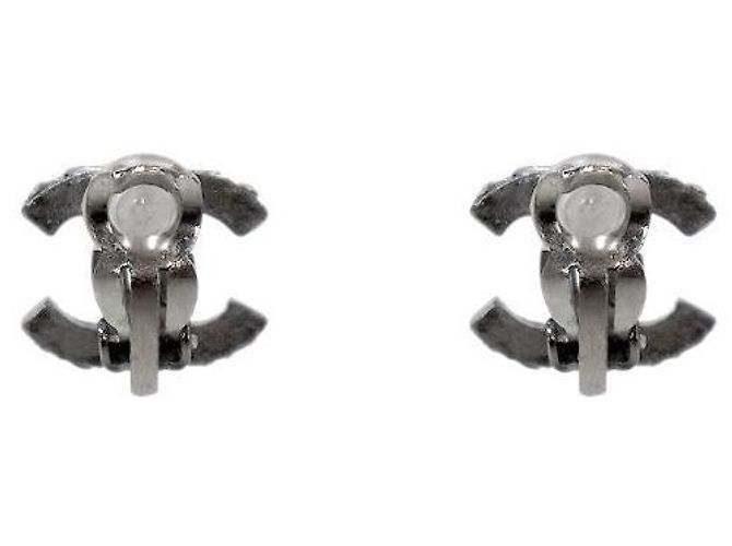 Chanel Orecchini Cubic CC Silver - vista 3