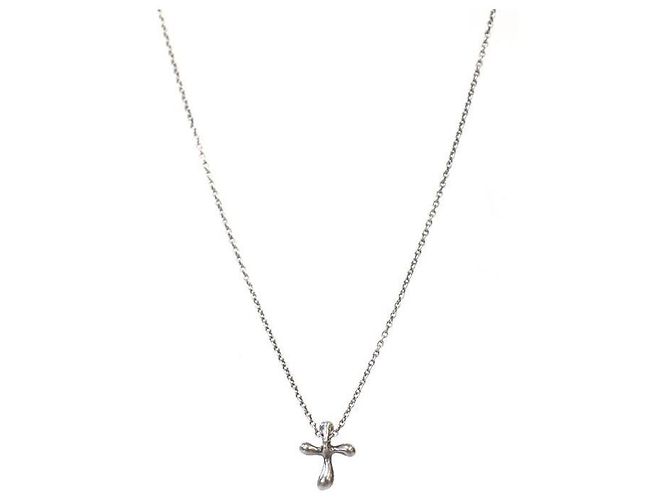 Tiffany & Co Kreuzkette aus Silber - Ansicht 2