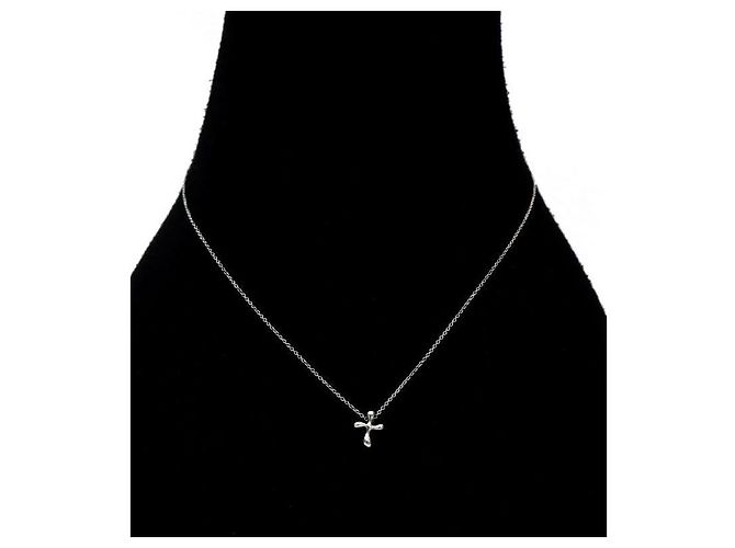 Tiffany & Co Kreuzkette aus Silber - Ansicht 5