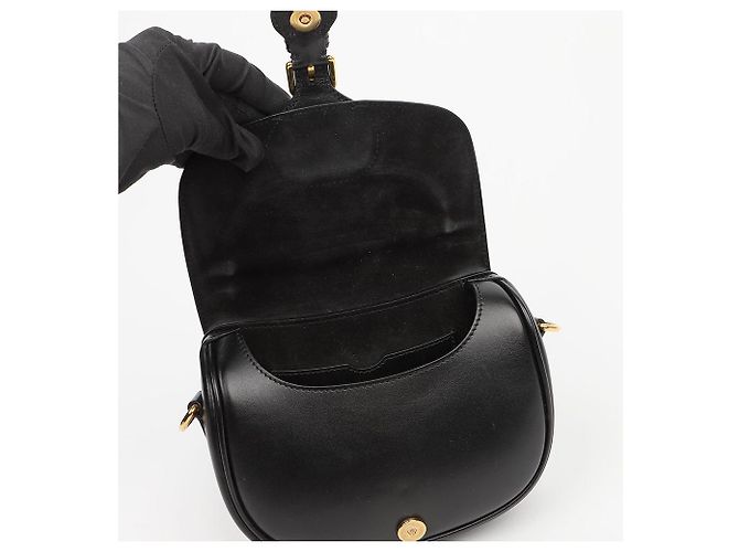 Dior Borsa a tracolla Barbie Small Box in pelle Capra Nera - vista 10