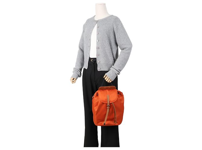 Prada Zaino con logo triangolare - vista 10