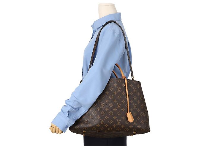 Louis Vuitton Monogram Canvas Tote Schultertasche GM - Ansicht 14