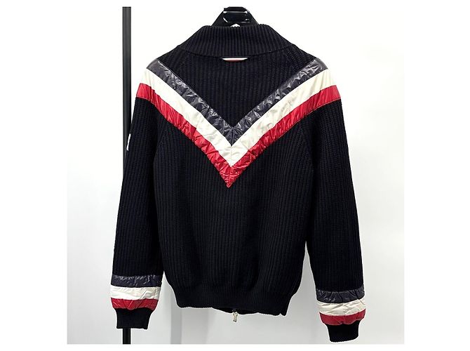 Moncler Gamma Blue Strickjacke mit Reißverschluss - Ansicht 4