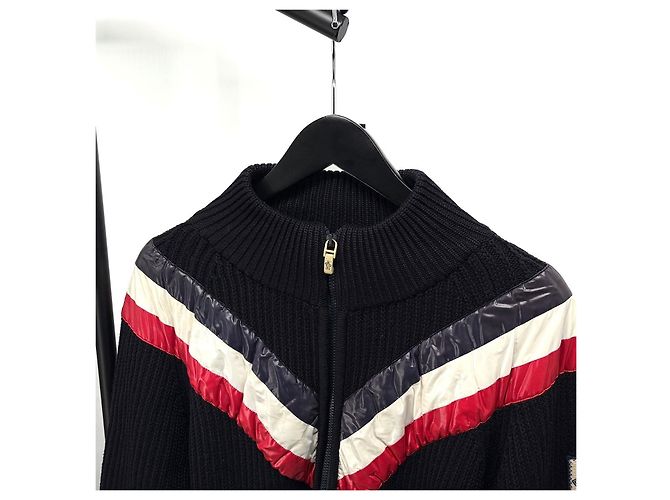 Moncler Gamma Blue Strickjacke mit Reißverschluss - Ansicht 5