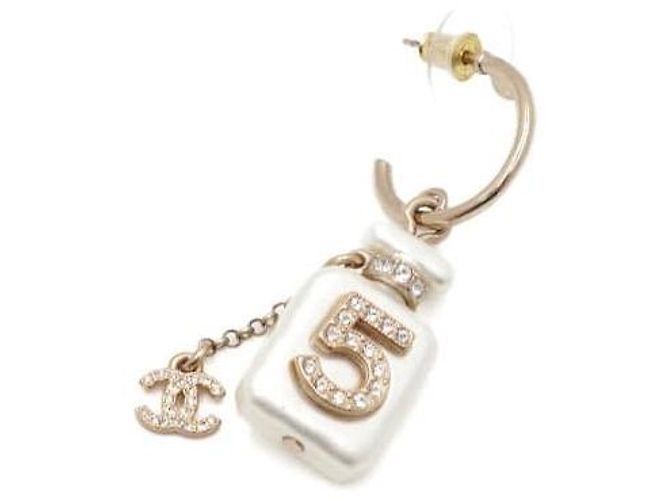 Chanel Mini CC Ohrringe mit Perlen und Perfume-Kristallen - Ansicht 3