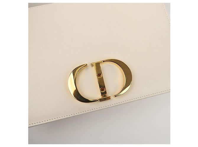 Dior Borsa a tracolla Mountain Leather Box White Gold - vista 12