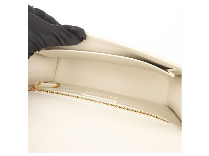 Dior Borsa a tracolla Mountain Leather Box White Gold - vista 13