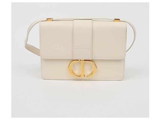 Dior Borsa a tracolla Mountain Leather Box White Gold - vista 2