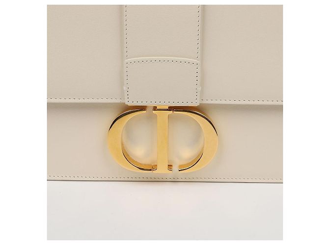 Dior Borsa a tracolla Mountain Leather Box White Gold - vista 3