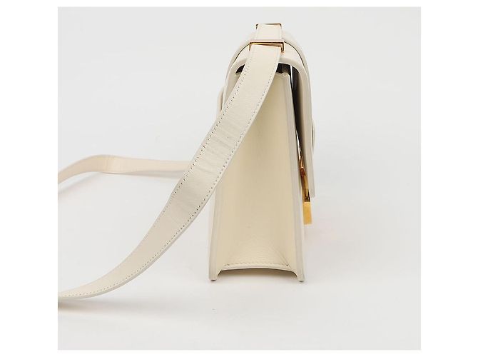 Dior Borsa a tracolla Mountain Leather Box White Gold - vista 5