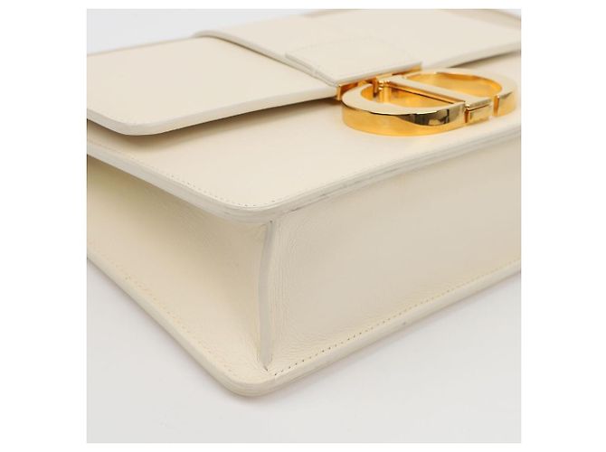 Dior Borsa a tracolla Mountain Leather Box White Gold - vista 9
