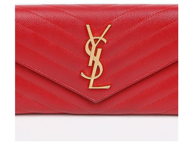 Autre Marque Portafoglio lungo con patta Monogram - vista 3