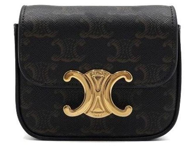 Céline Mini Clutch in Tela Triomphe - Borsa a tracolla e borsa spalla da donna - vista 2