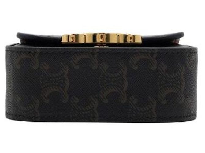 Céline Mini Clutch in Tela Triomphe - Borsa a tracolla e borsa spalla da donna - vista 8