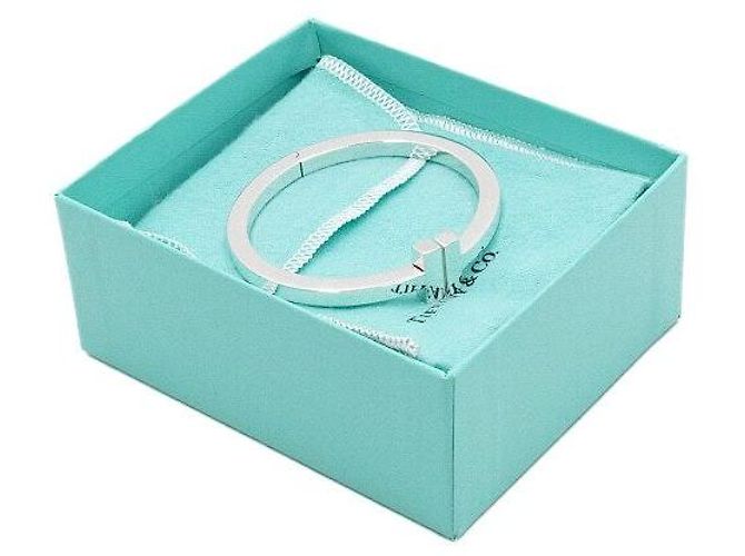 Tiffany & Co Bracciale largo quadrato in argento sterling da donna - vista 6