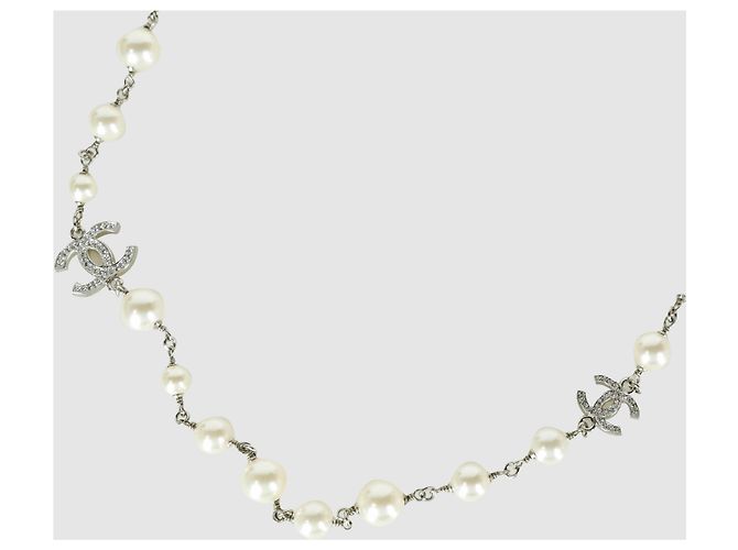 Collana lunga di perle Chanel - vista 2