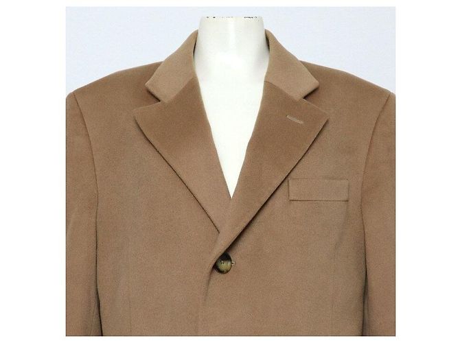 Autre Marque Abrigo oversized de lana beige para mujer - vista 2