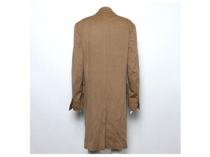 Autre Marque Abrigo oversized de lana beige para mujer - vista 4