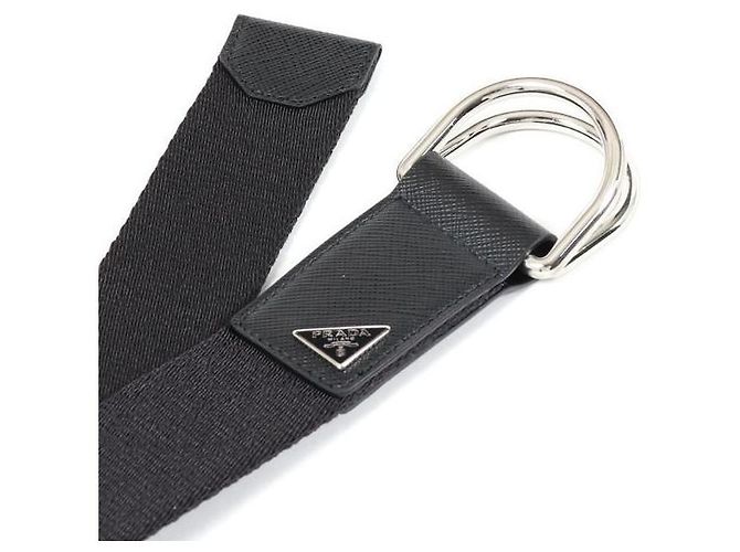 Prada (Nylon Triangle Logo D-ring Belt) - view 4
