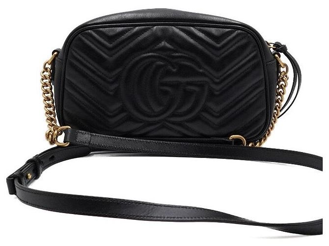 Gucci Picca borsa a spalla e crossbody Matelassé con catena - vista 4
