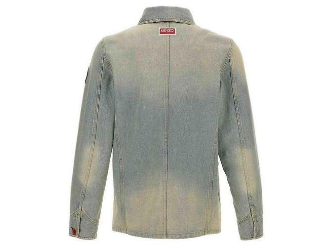 Kenzo Patch Denim Jacke Blau - Ansicht 3