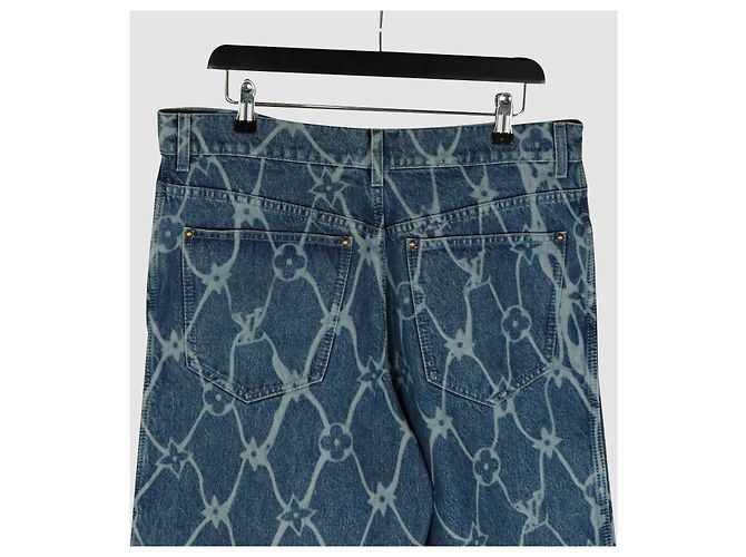 Louis Vuitton Denim-Shorts mit Monogramm-Print - Ansicht 4