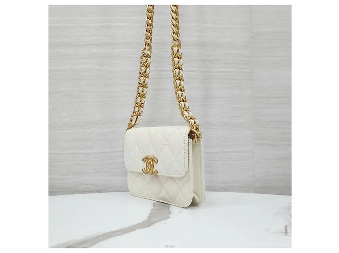 Chanel Borsa a tracolla mini Caviar Melody Chain - vista 2
