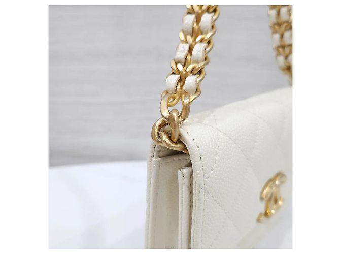 Chanel Borsa a tracolla mini Caviar Melody Chain - vista 6