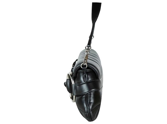 Gucci Borsa a tracolla con catena e morsetto - vista 3