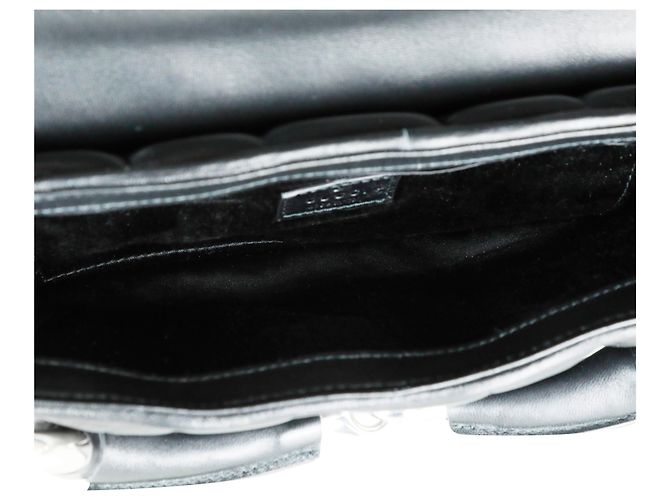Gucci Borsa a tracolla con catena e morsetto - vista 5