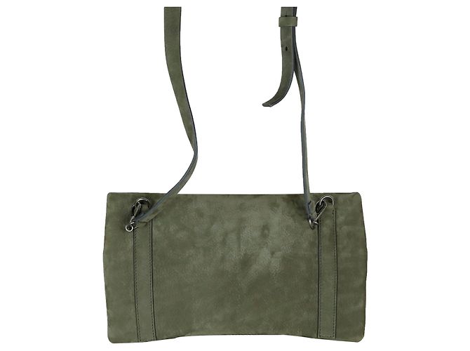 Brunello Cucinelli Borsa a tracolla pouch in nubuck - vista 3