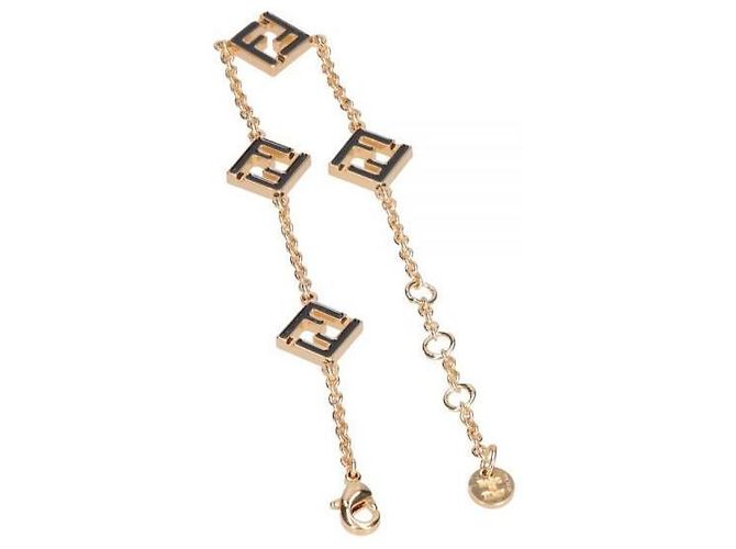 Bracciale Fendi Forever Oro e Nero - vista 4