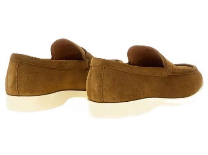 Mocassini Tod's in camoscio multicolore - vista 4