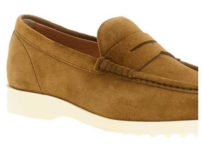 Mocassini Tod's in camoscio multicolore - vista 5