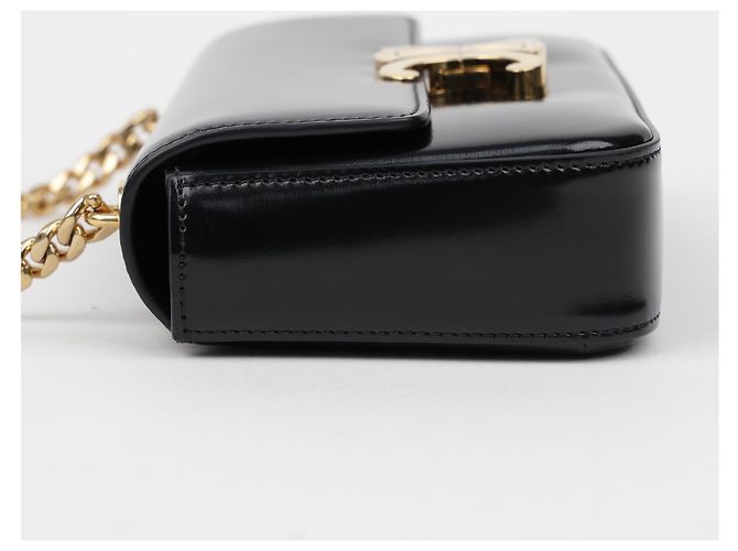 Céline Borsa a tracolla Claude Chain da donna in vitello nero - vista 4