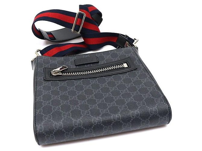 Gucci Borsa a Tracolla Piccola GG Supreme Canvas Web Stripe - vista 4