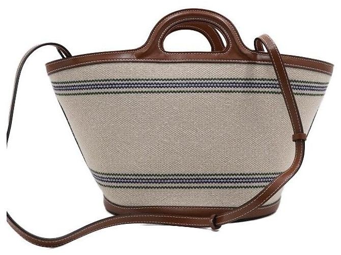 Marni Borsa Tote e Borsa a Tracolla Tropicalia in Tela - vista 4