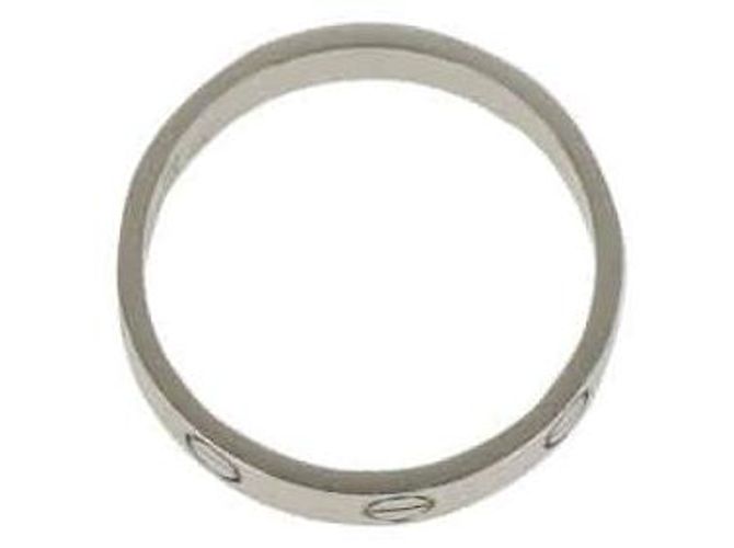 Cartier Anello Love Oro Bianco SM - vista 4