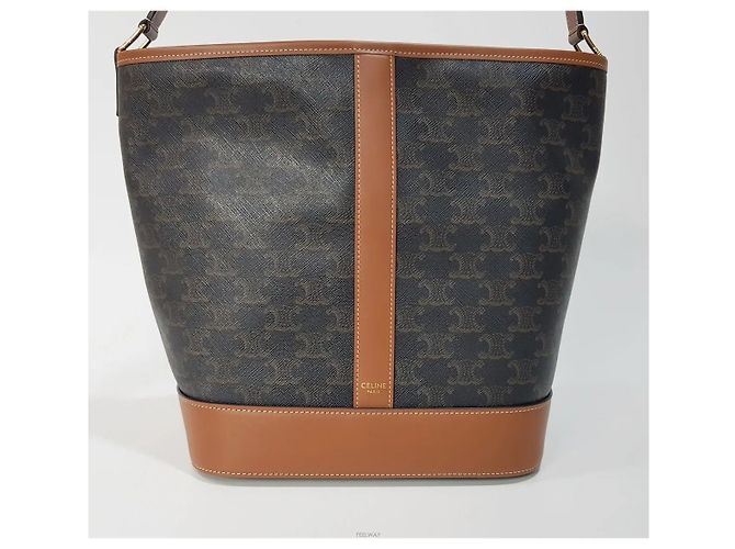 Céline  mala Bucket Triomphe Medium - vista 2