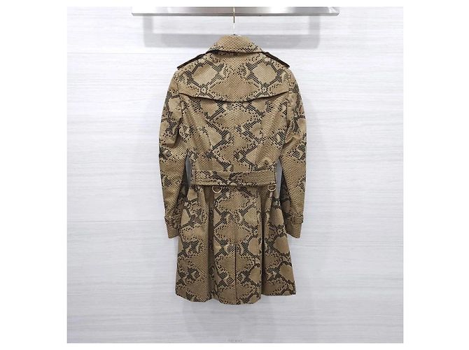 Burberry Gabardina con estampado de pitón - vista 2