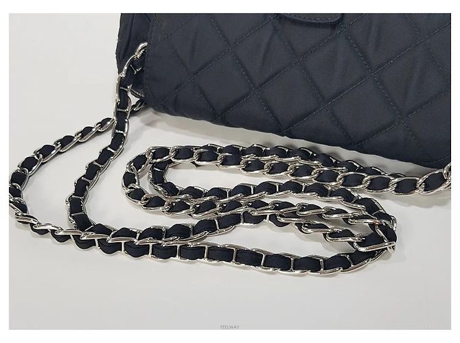 Prada Bolsa de Ombro com Corrente Pocono acolchoada - vista 6