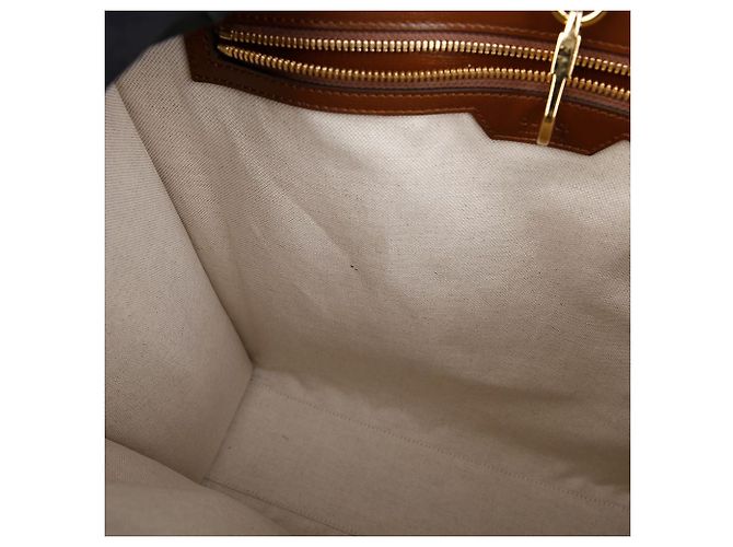 Gucci Borsa Tote Media Interlocking Marrone - vista 11