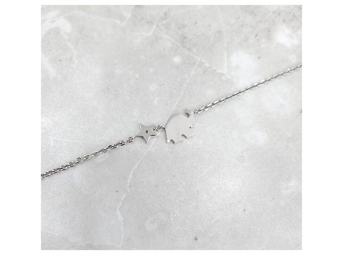 Dior Collana in argento con logo in cristalli cubici - vista 6