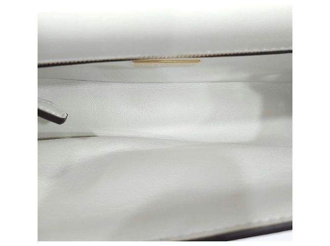 Fendi Borsa a spalla Baguette Chain Medium in pelle Nappa - vista 8