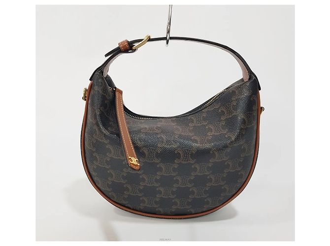 Bolso Hobo Mini Céline de Cuero Marrón - vista 2