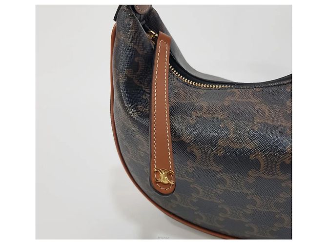 Bolso Hobo Mini Céline de Cuero Marrón - vista 3