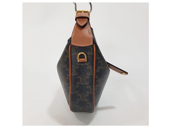 Bolso Hobo Mini Céline de Cuero Marrón - vista 4