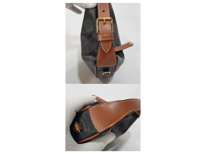 Bolso Hobo Mini Céline de Cuero Marrón - vista 5